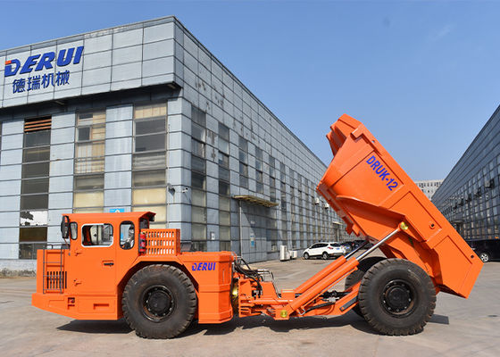 Comfortable Seat  DERUI 12 Underground Mining Dump Truck
