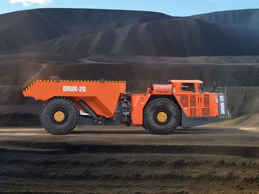 BIG DUMP TRUCK  20 TONS Underground Mining Usage  10 Cube Bucket  Customized Brand
