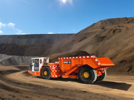 DERUI DRUK-15 A High Heavy  Duty  Payload  15 tons Lightweight Underground Mining Truck